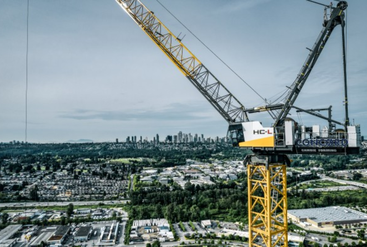 The Liebherr Hc L Litronic Crane Offers An Impressive Maximum