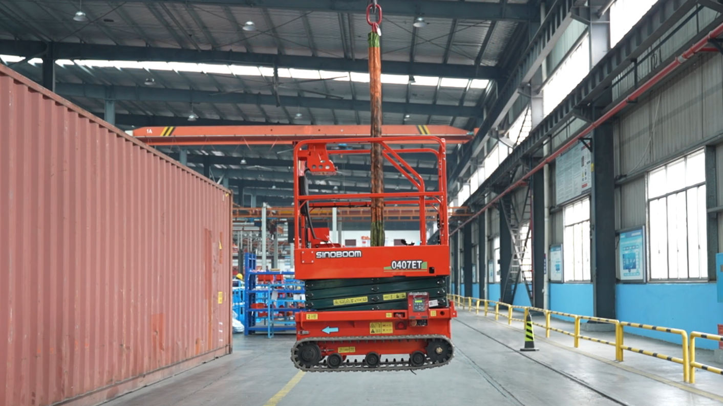Sinoboom launches all-electric and oil-free crawler mini-scissor lift 0407ET