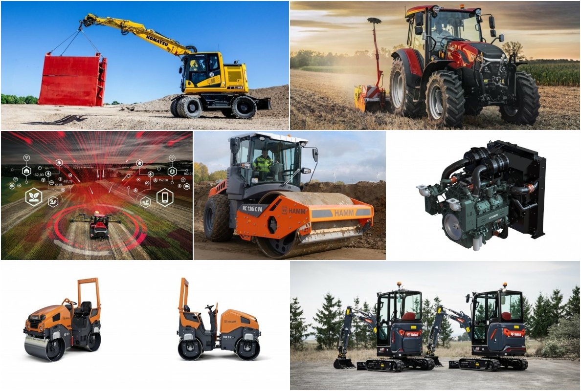 Product launches of September: part 1 (Hamm rollers, Bobcat excavators, CASE IH tractors, and more)