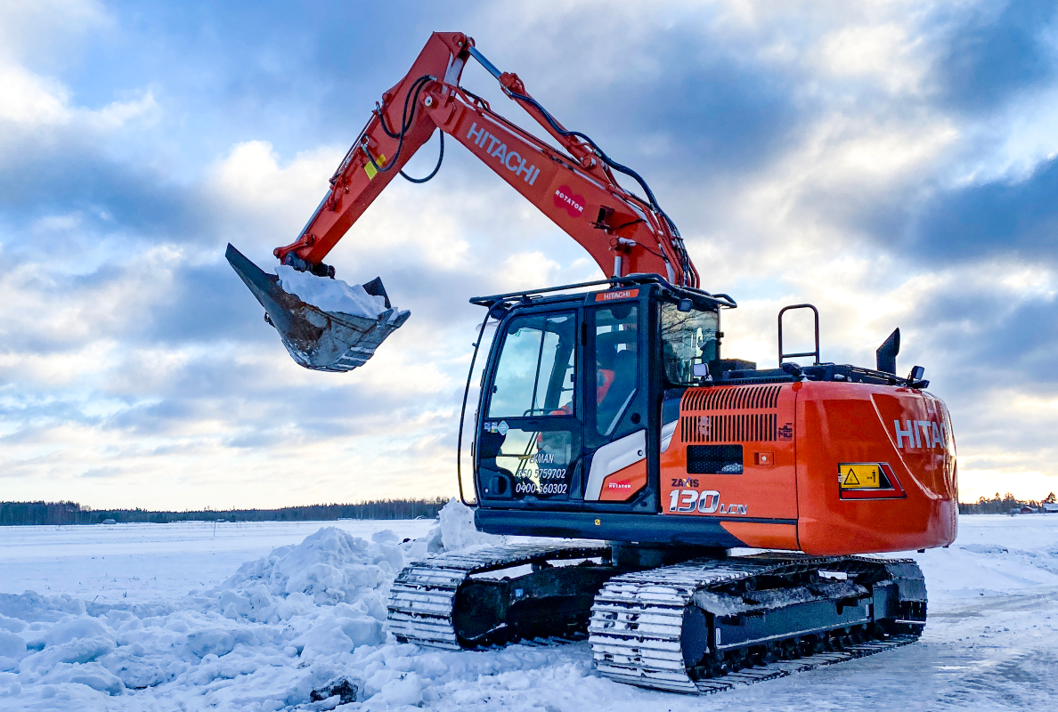 Hitachi excavator