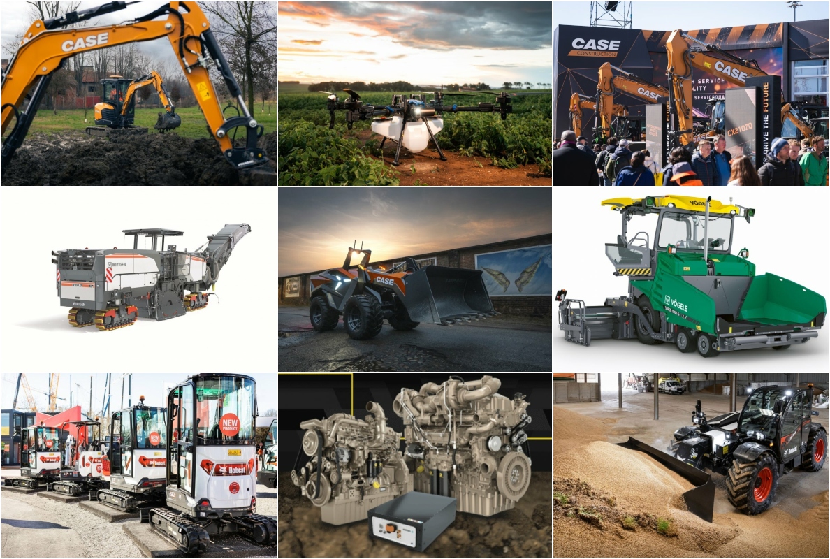 Product launches of April: part 1 (Vögele pavers, Wirtgen milling machines, Bobcat telehandlers, and more)