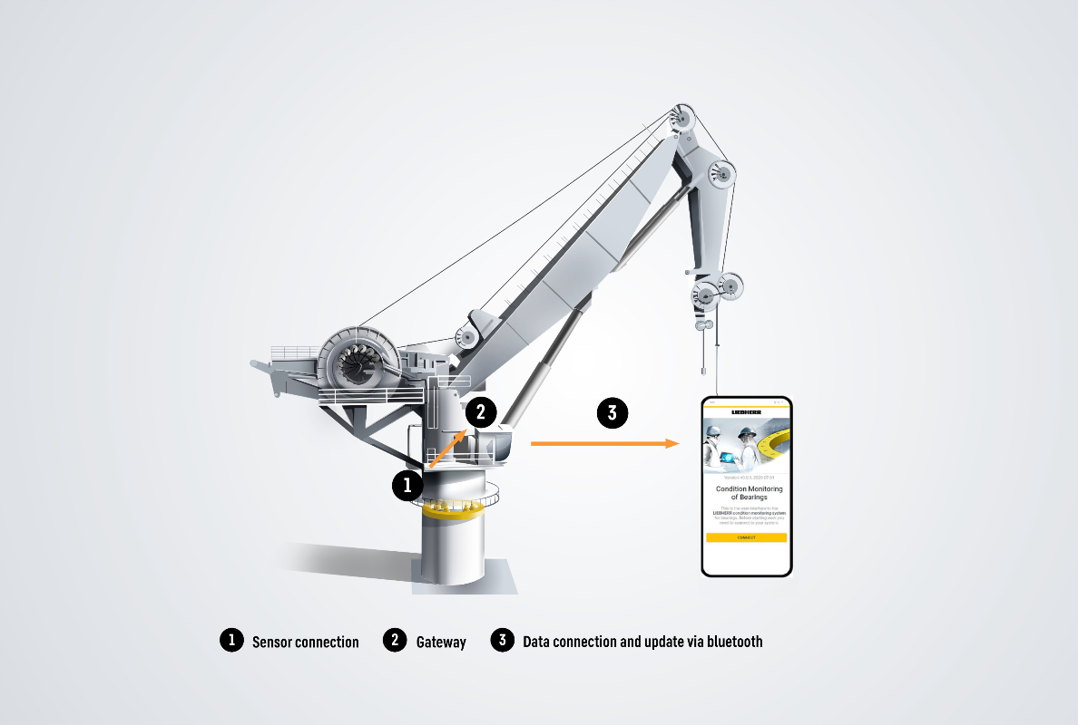 This is how Liebherr's bearing clearance monitoring system works.