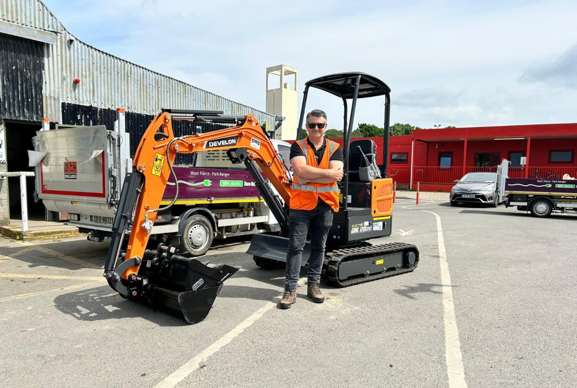 EMS Supplies First Develon Electric Excavators in Ireland