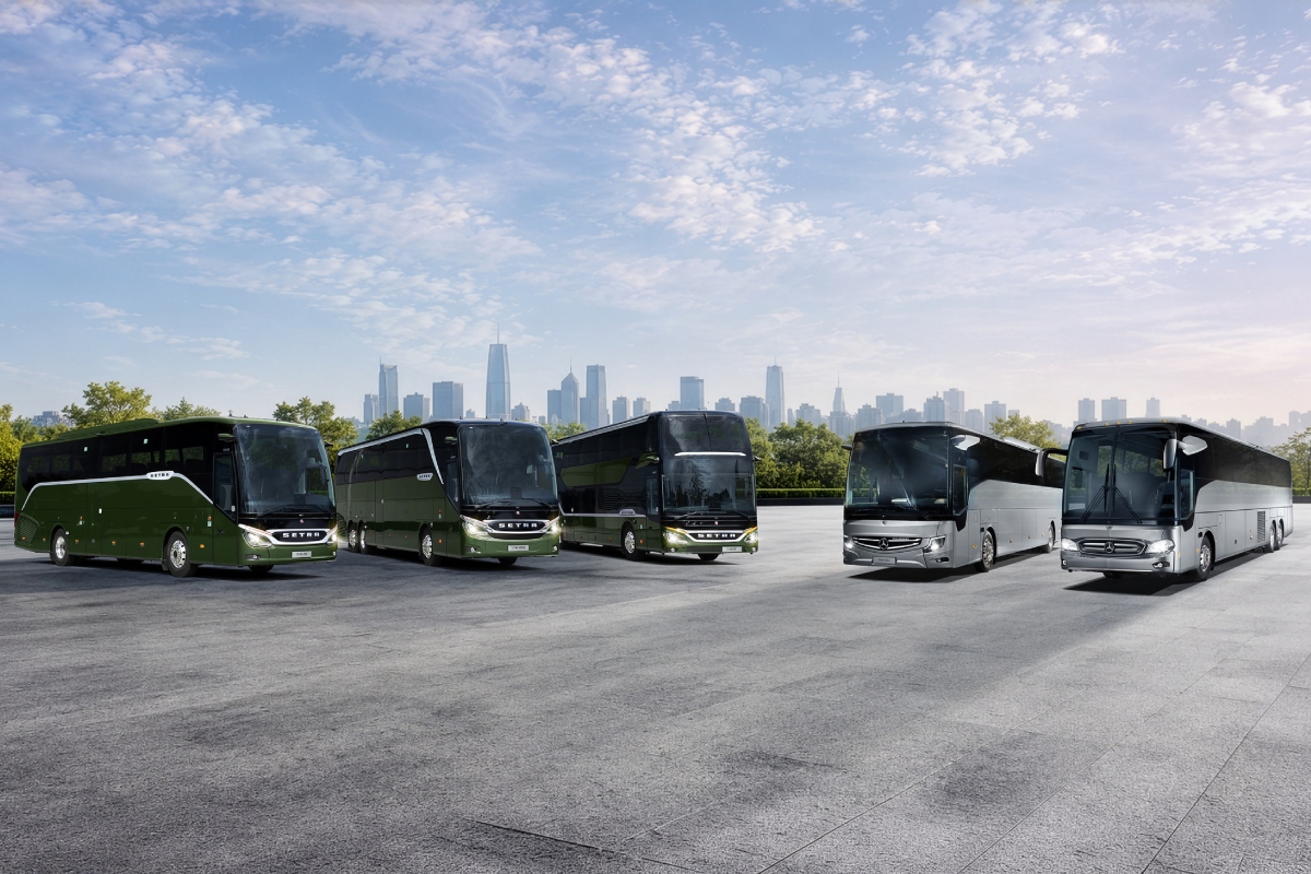 Daimler Buses Makes its Coaches Even More Efficient, Digital and Safer