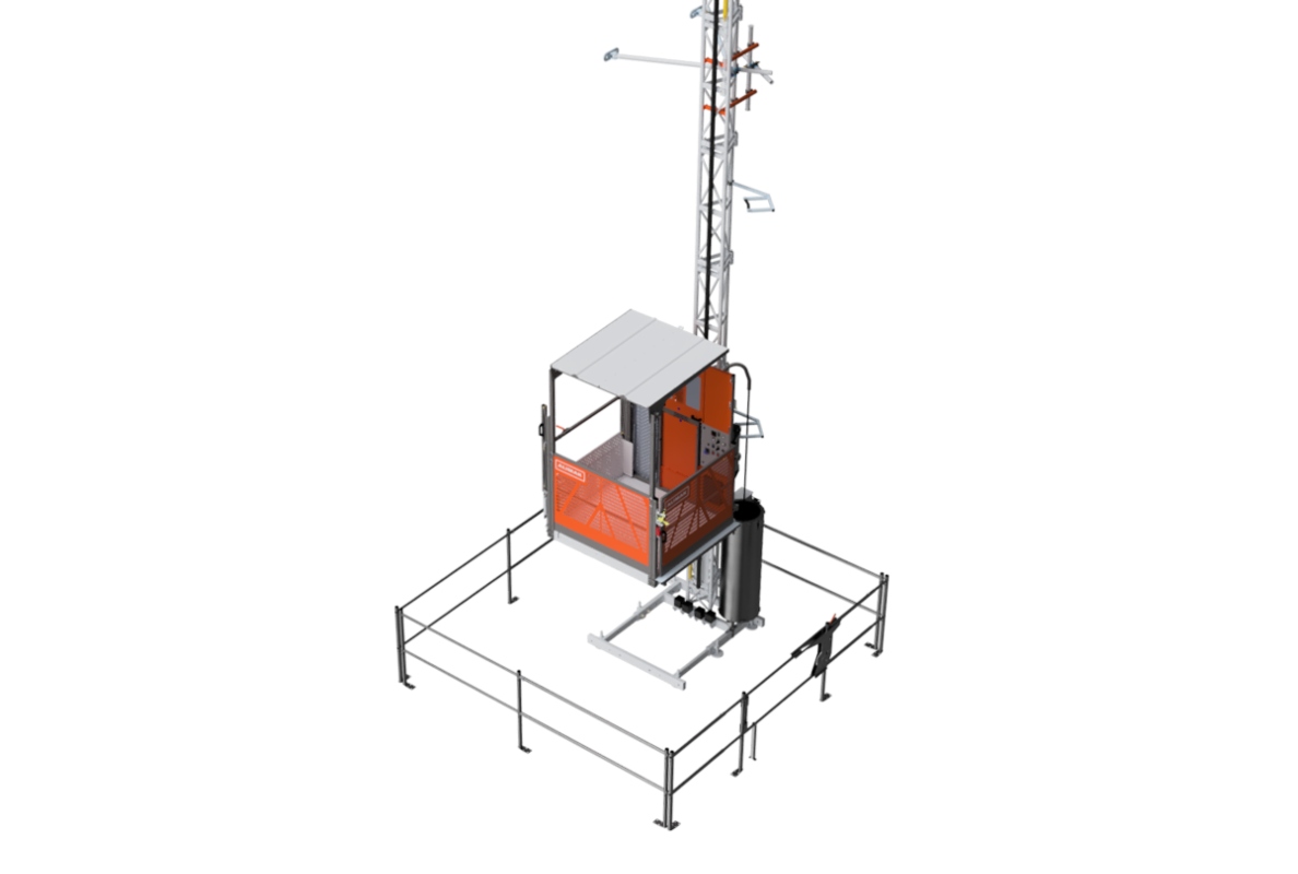 Alimak Vectio 350 10-15 - Single mast transport platform