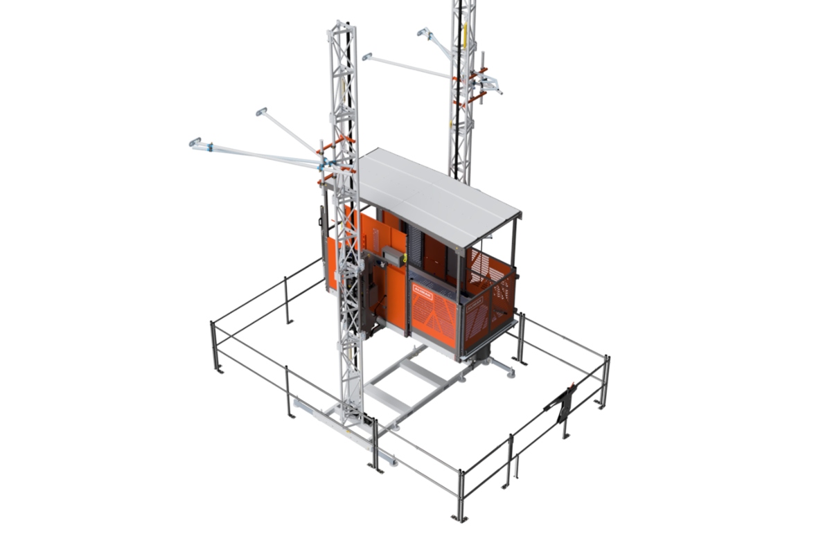 Alimak Vectio 350 20-32D - Twin mast transport platform