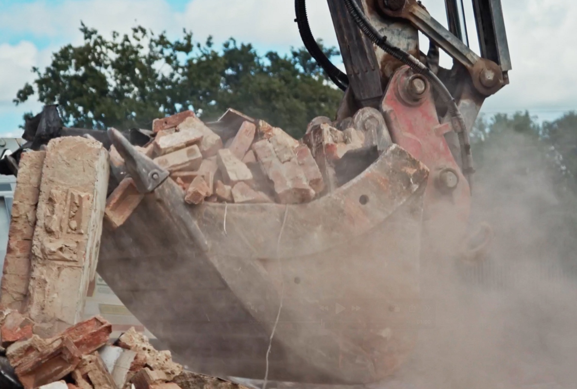Demolition waste