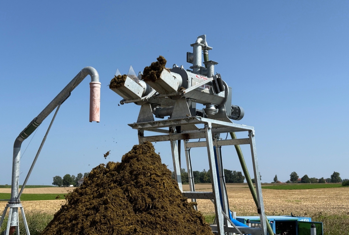 The Fliegl double separator – efficiency in slurry technology