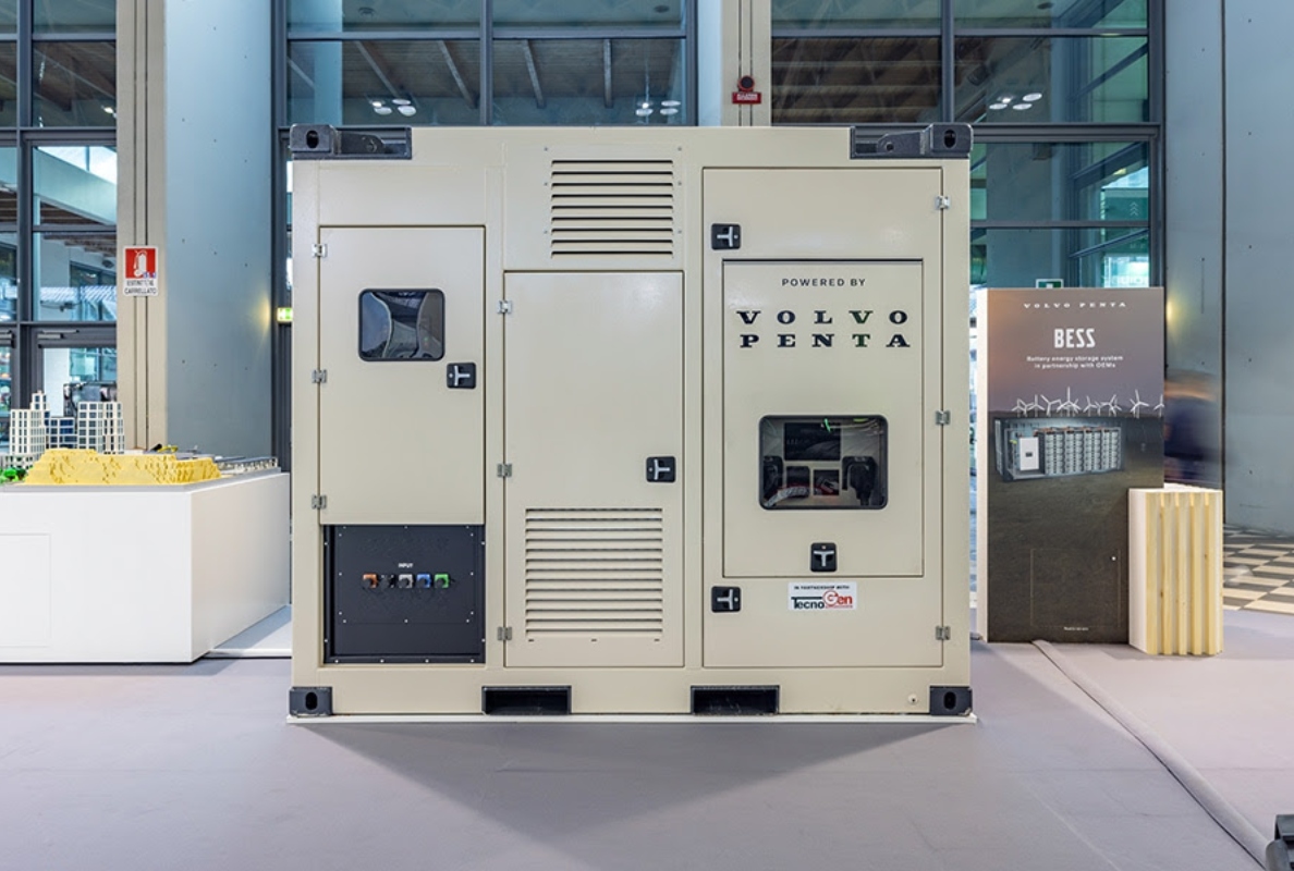 Volvo Penta will collaborate with TecnoGen on its BESS to support charging infrastructure for electric heavy-duty vehicles.