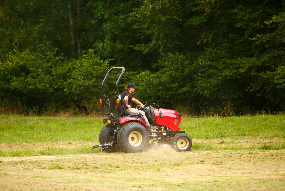 Powerful, yet compact Yanmar SA and YT utility tractor range perfect fit for landscaping, ground care, farming, and gardening