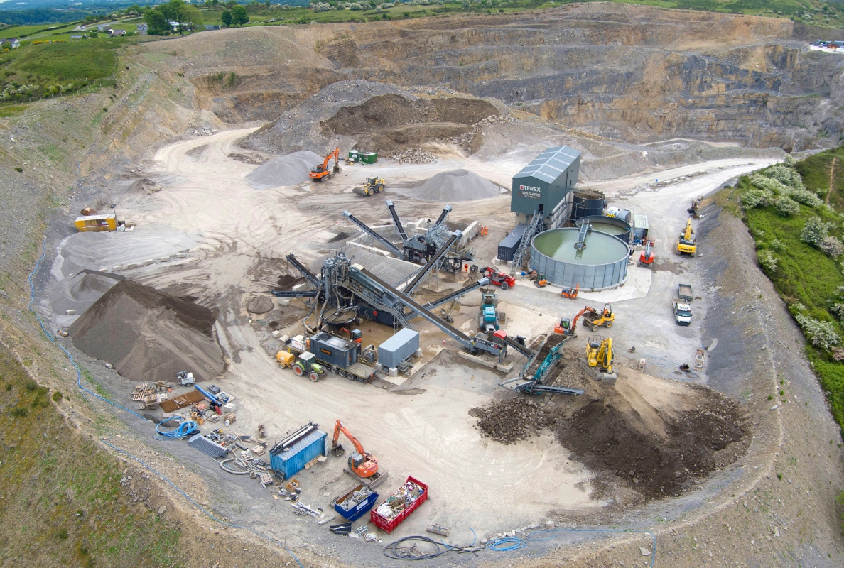 Terex Washing Systems 200tph ‘Feeder to Filterpress’ washing solution processing waste quarry overburden