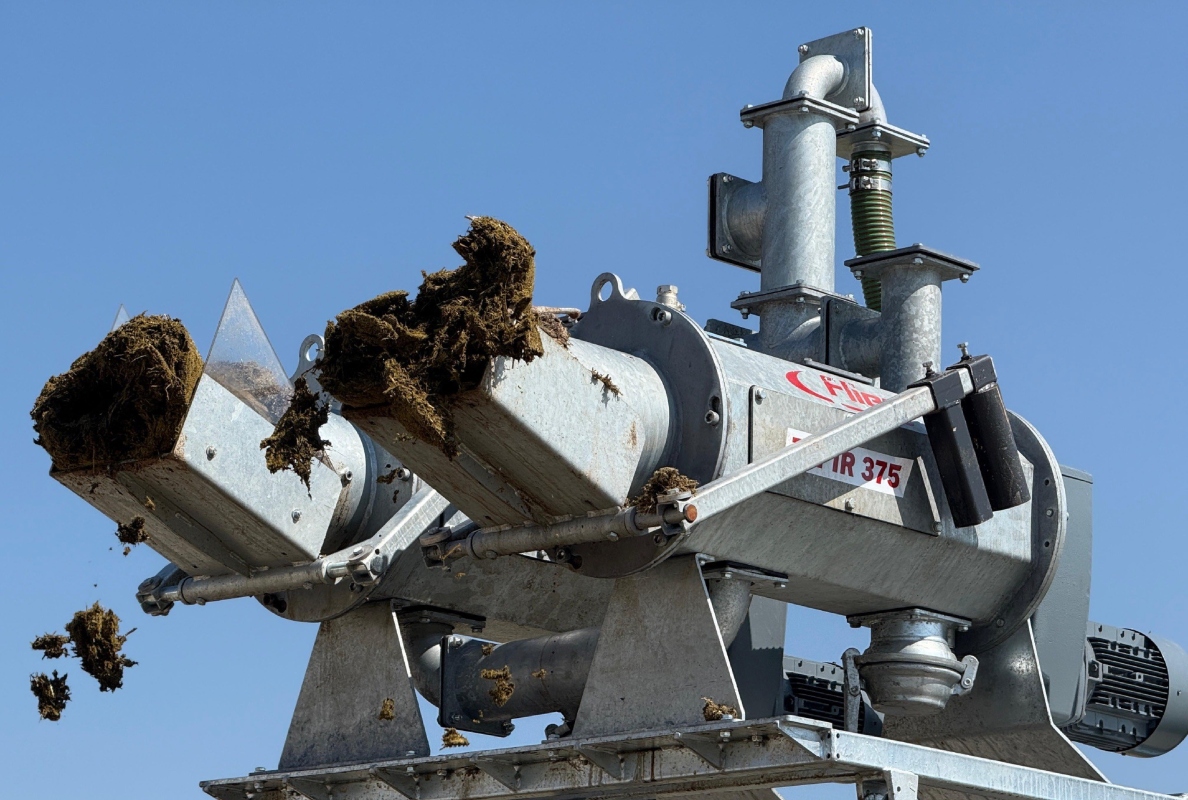 The Fliegl double separator – efficiency in slurry technology