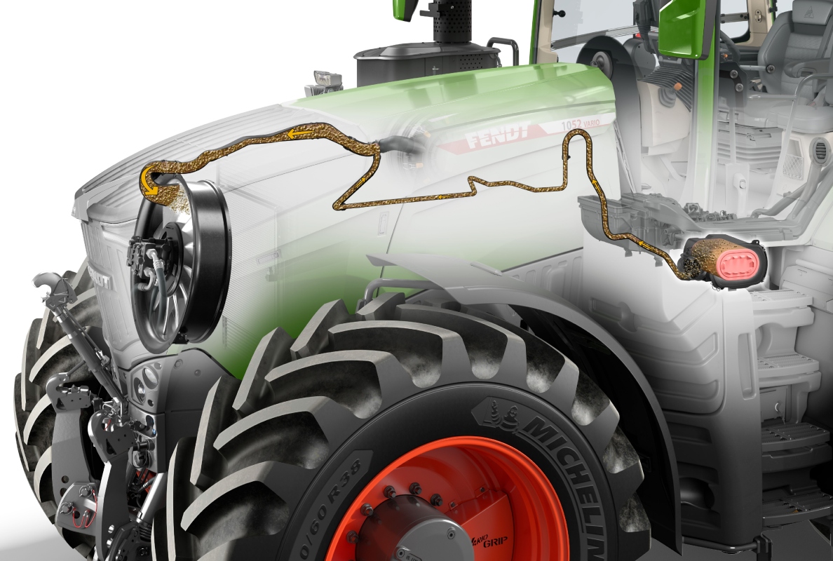 More output. It's more user friendly. More light. Fendt 1000 Vario