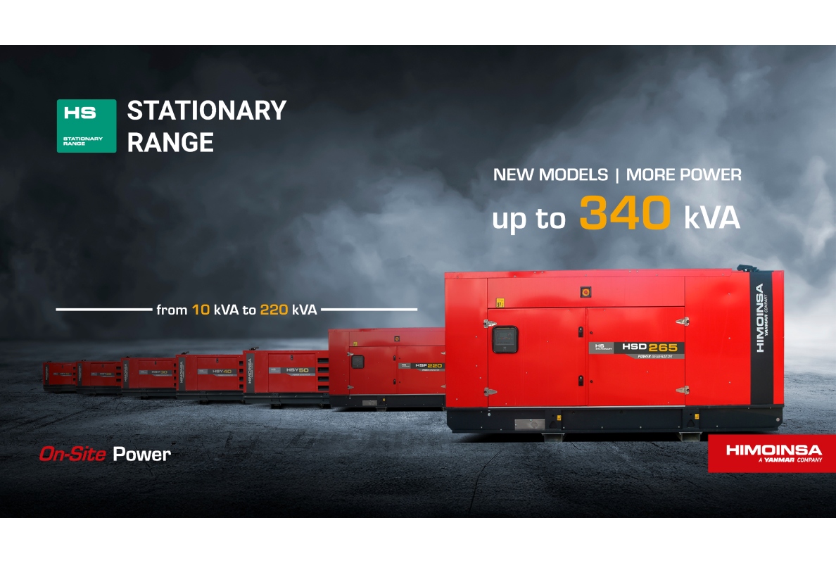HIMOINSA extends its Stationary Range up to 340 kVA