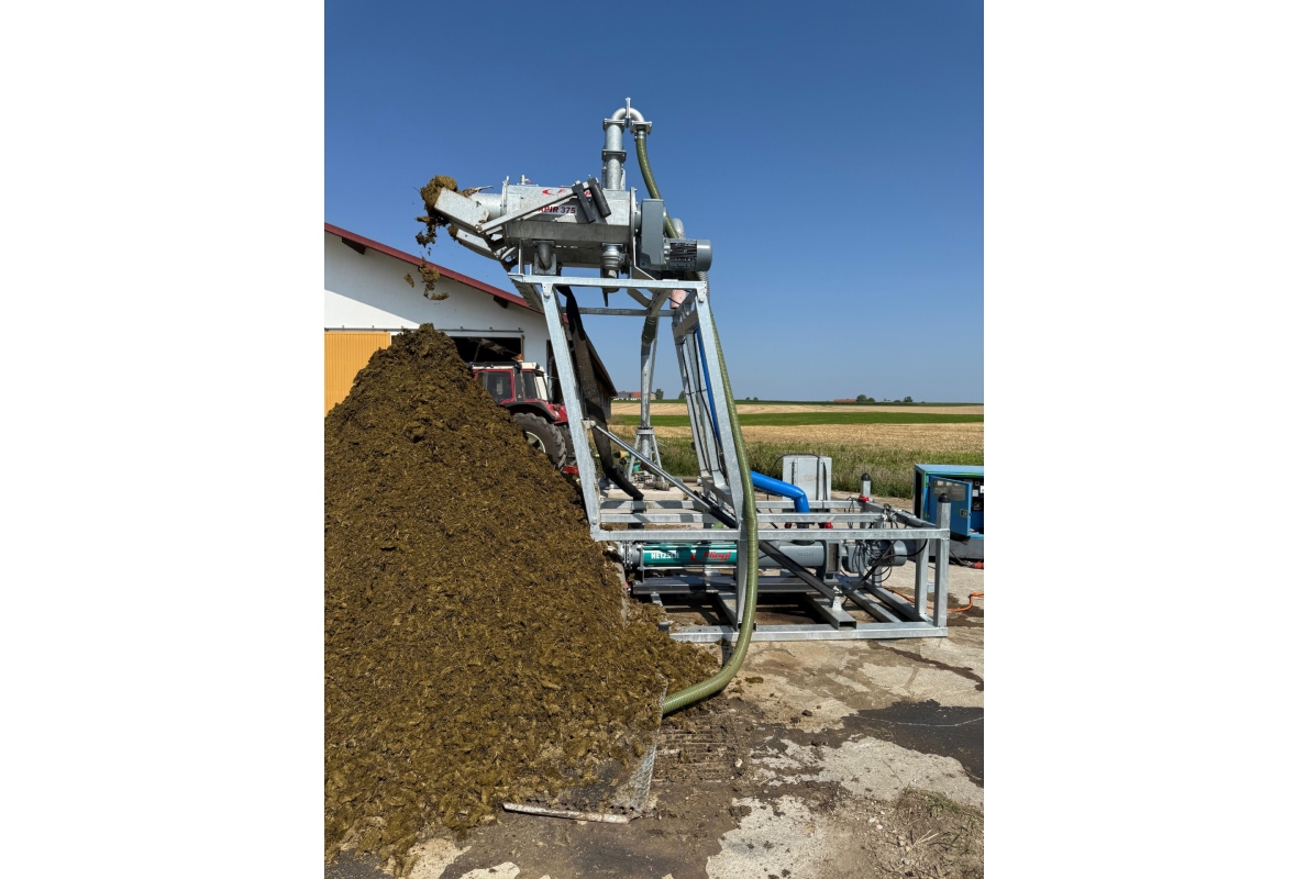 The Fliegl double separator – efficiency in slurry technology