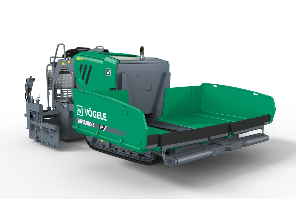 Better visibility, more order, more convenience: The new SUPER 800-5 P-Tier mini paver from Vögele offers numerous advantages.