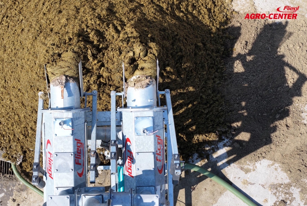 The Fliegl double separator – efficiency in slurry technology