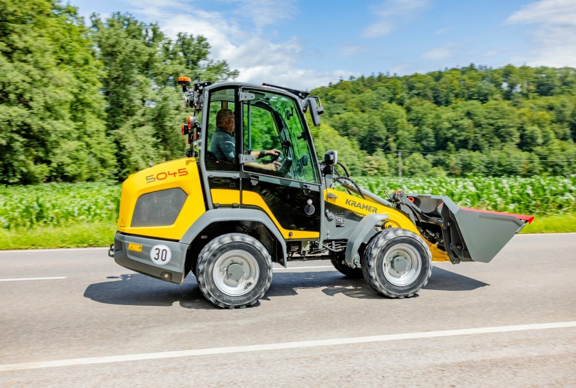 Kramer presents the new compact 5045 wheel loader at GaLaBau