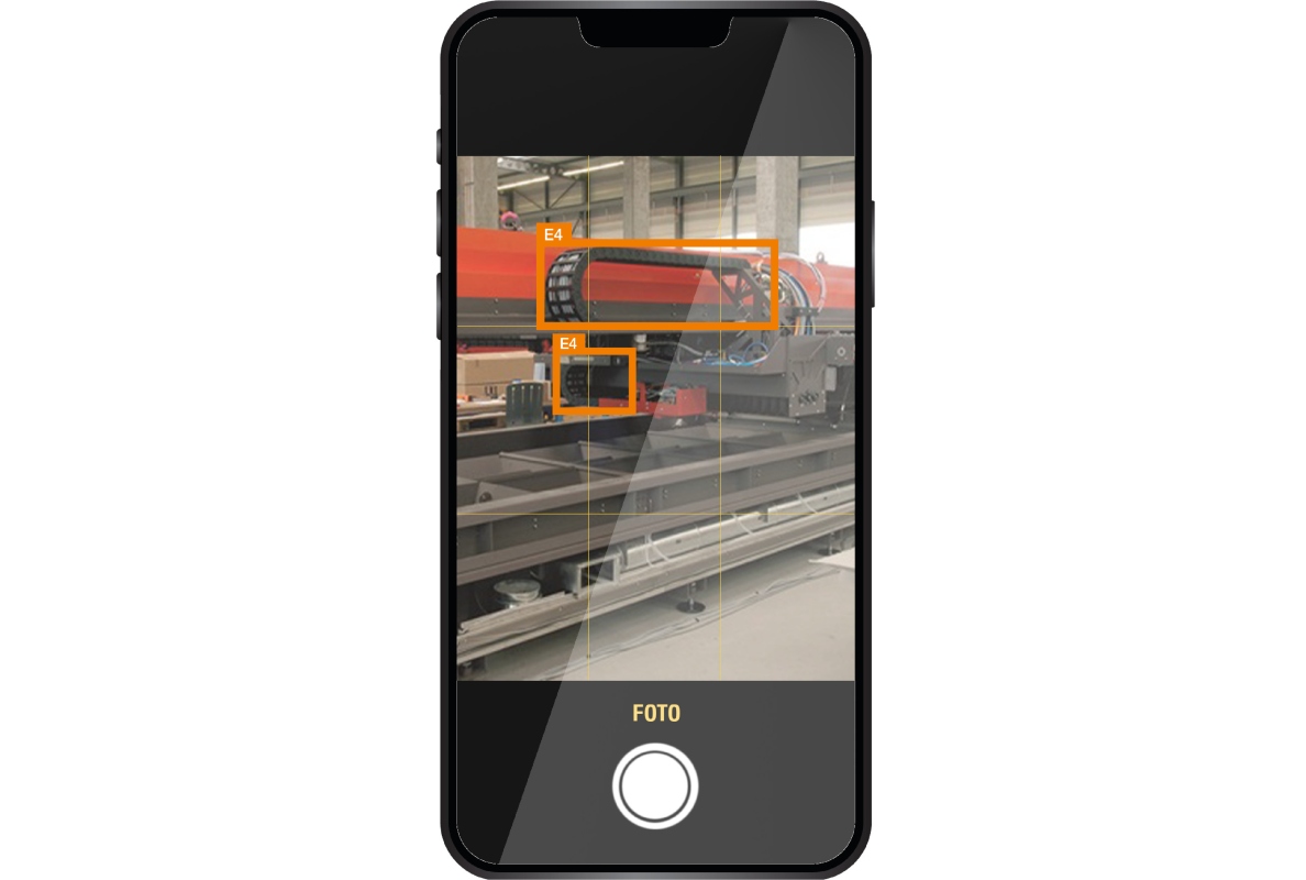 AI is now also used at igus to identify spare parts. If users take a photo of their energy chain, for example, they can quickly order the right replacement from the online shop.