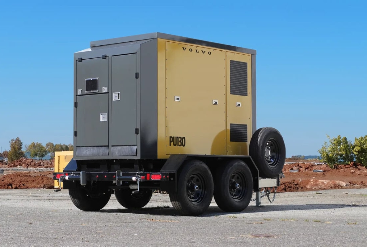 Volvo Construction Equipment and Portable Electric