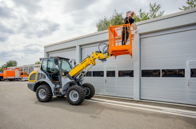 Kramer presents the new compact 5045 wheel loader at GaLaBau