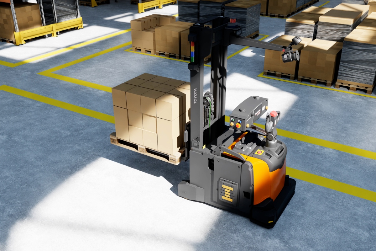 Toyota Material Handling Europe and SoftServe uses NVIDIA Physical AI