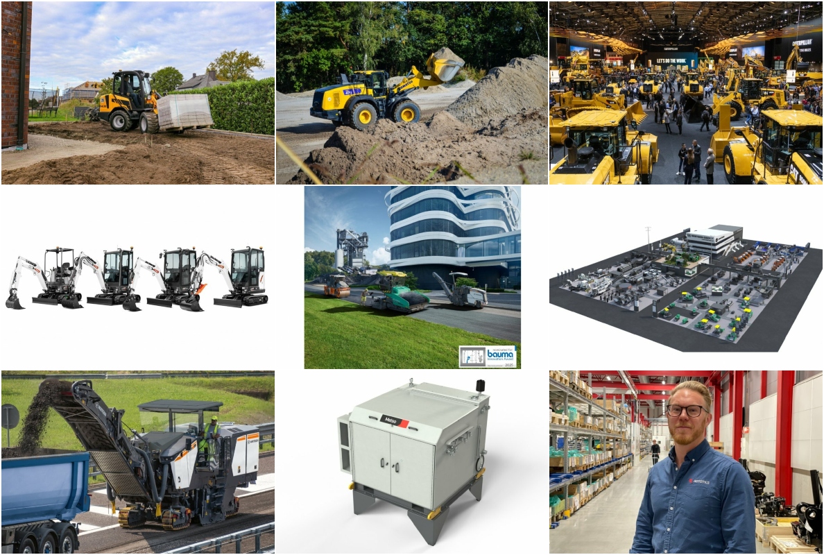 Product launches of February: part 1 (Wirtgen pavers, Bobcat excavators, Rototilt tiltrotors, and more)
