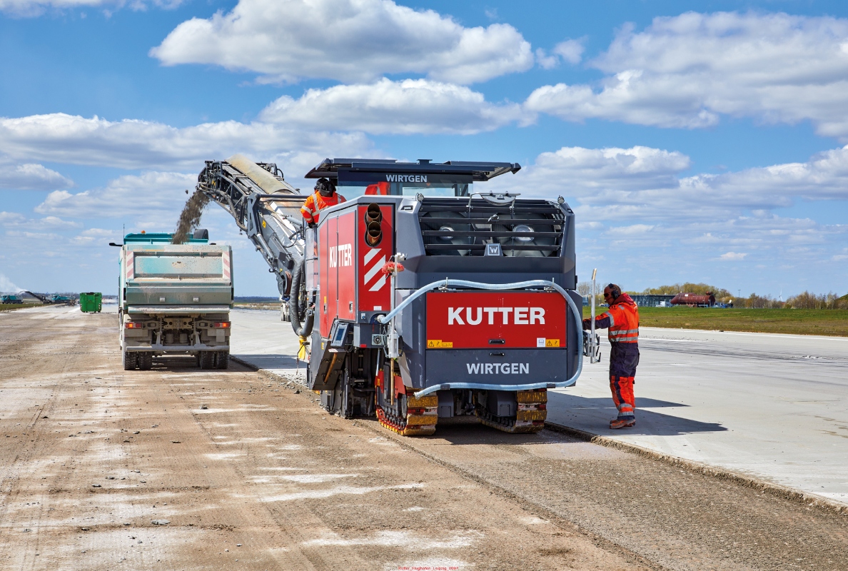 Sustainable and cost-efficient—concrete milling with Wirtgen cold milling machines.