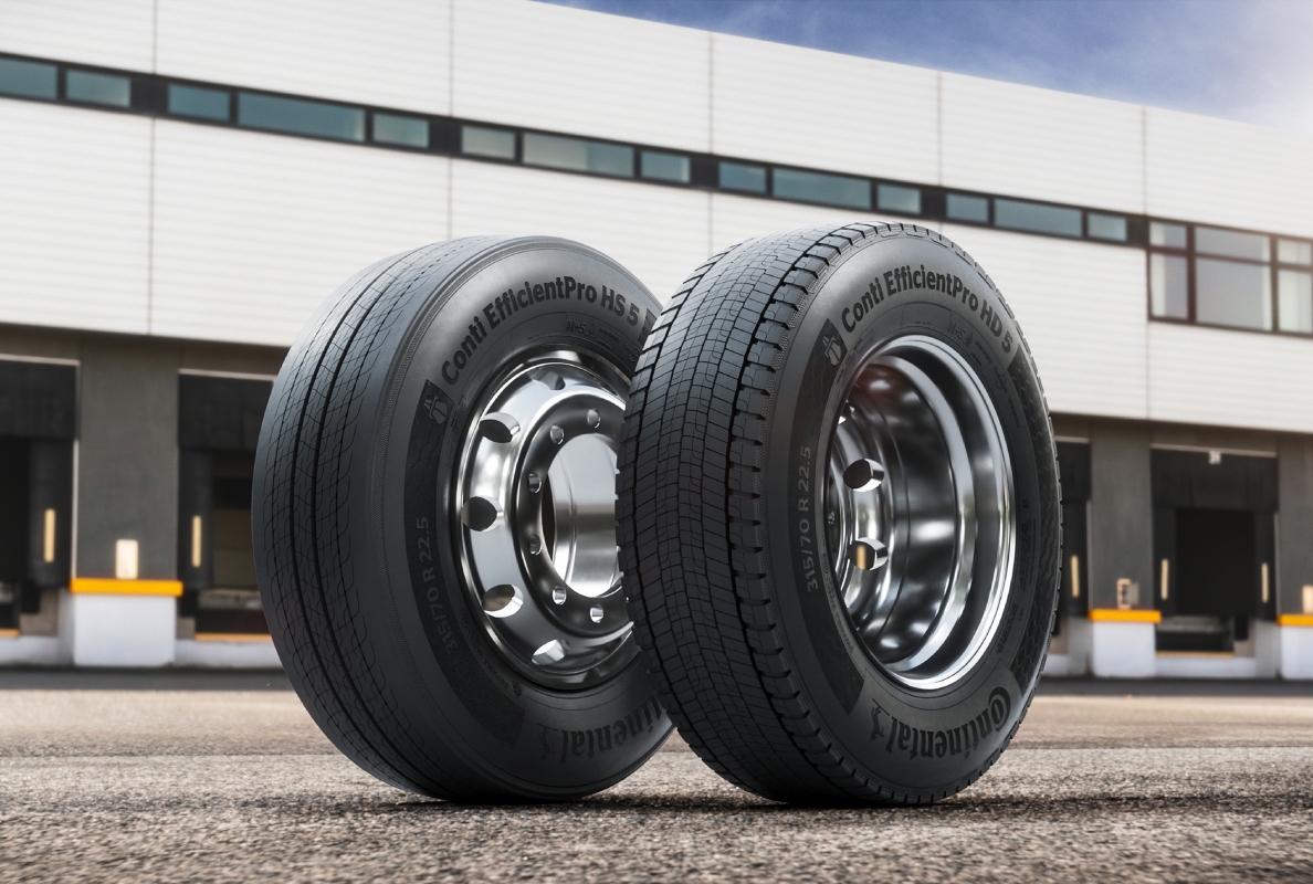 Fuel and energy efficiency in long-distance haulage: Conti EfficientPro with the silica compound vec2Sil.