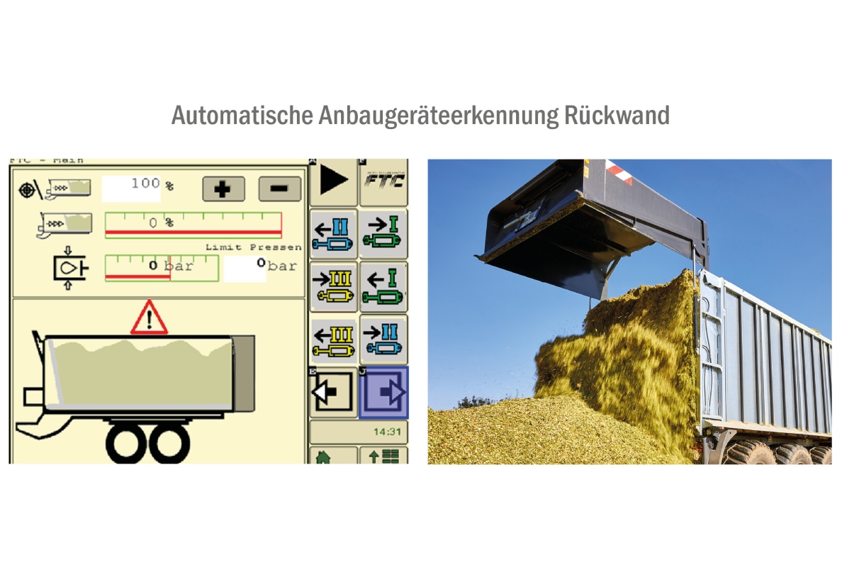 Fliegl Agrartechnik GmbH presents an automatic attachment recognition system for push-off trailers