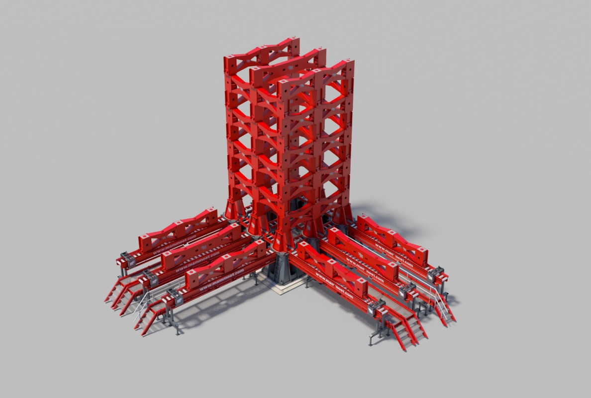 Mammoet's Mega Jack system completed the world's heaviest jack-up operation, lifting 42,780t.