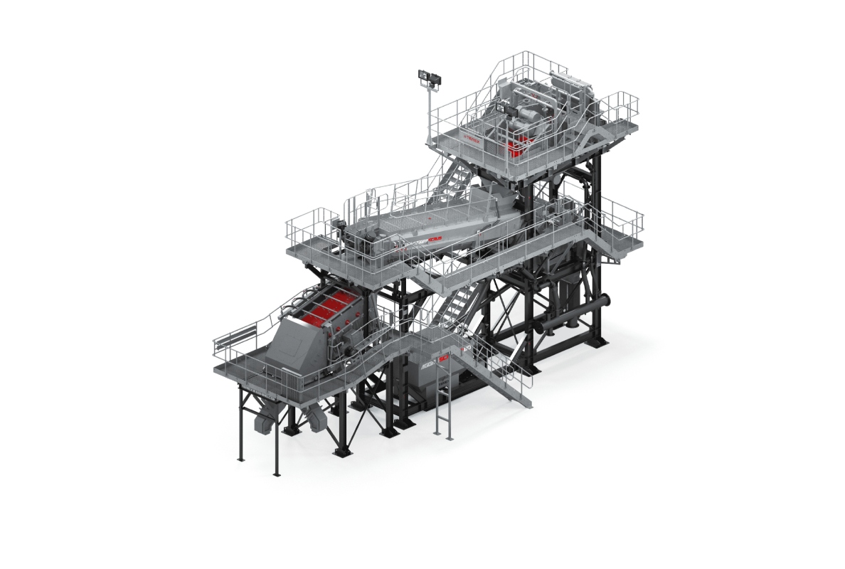 The AggreScrub™ P80 is a high‑performance wet processing solution engineered for construction and demolition waste, excavation material and aggregate applications.