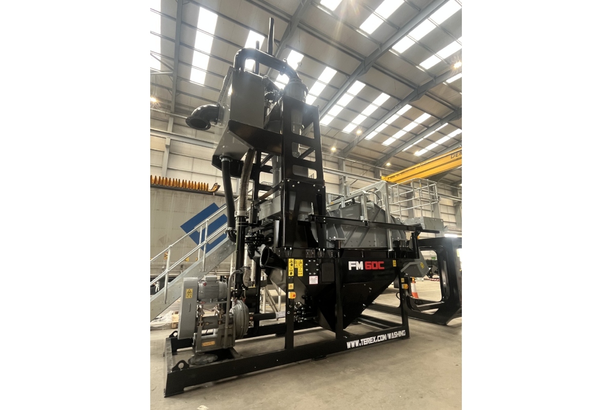 FM60C in production at the Terex Washing Systems manufacturing facility in Dungannon, Northern Ireland