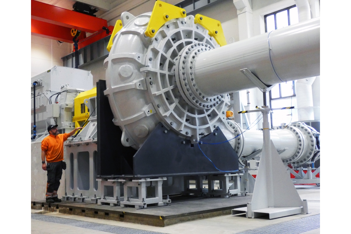 Metso 4-MW extra-large test rig