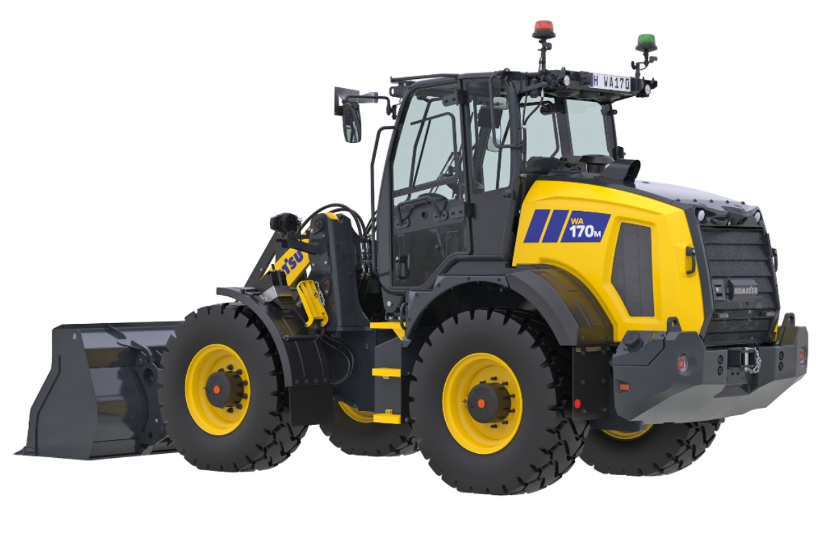 Komatsu expands its wheel loader product line with the new WA170M-11