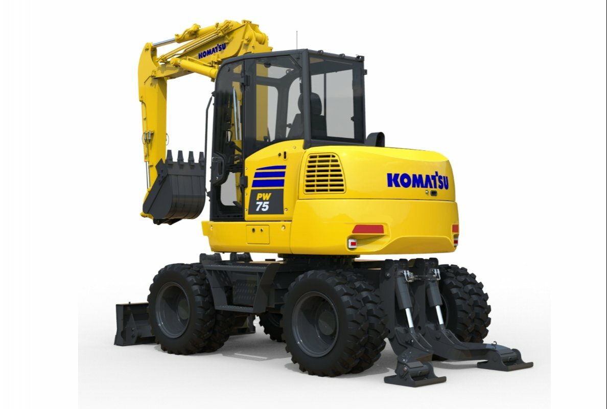 Komatsu presents its all-new 7,5-tonne midi wheeled excavator at bauma 2025