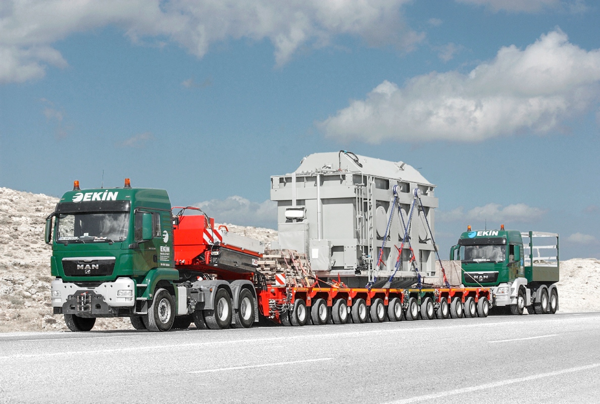 From construction vehicles and large components through to transformers. The K25 system can be flexibly adapted thanks to its modular design.