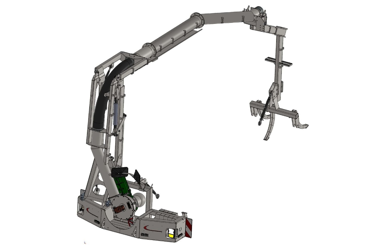 Fliegl Agrartechnik GmbH presents the Tele front suction arm