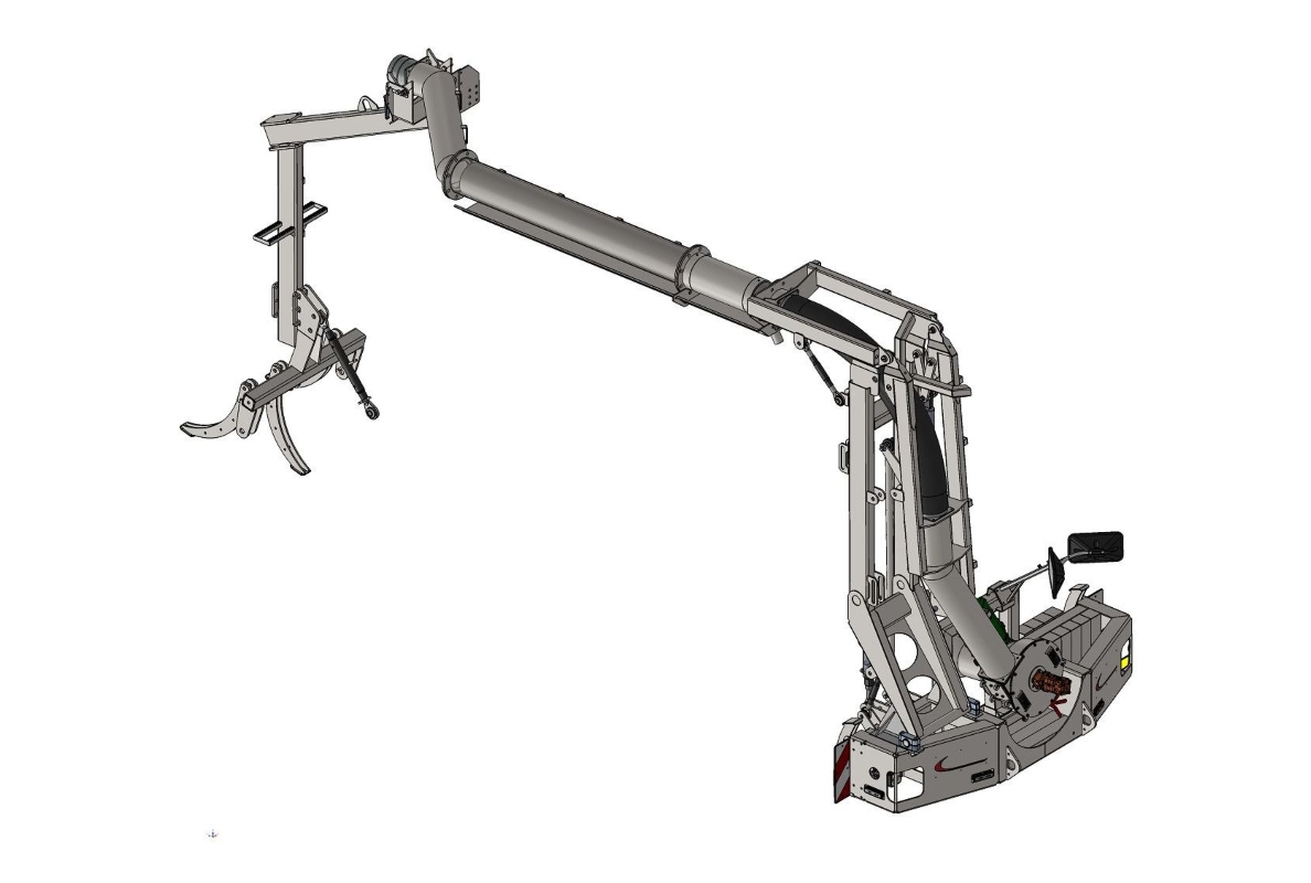 Fliegl Agrartechnik GmbH presents the Tele front suction arm