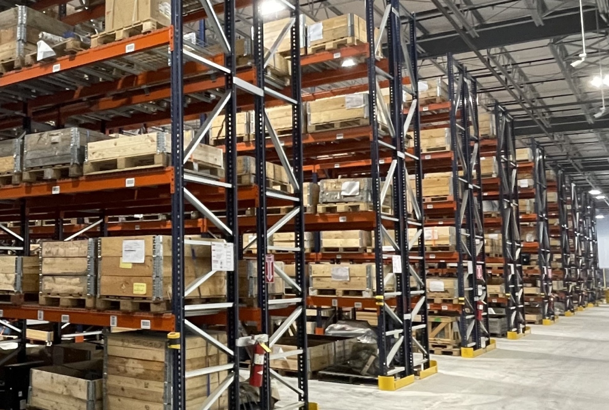 The new Terex Louisville Parts facility includes a 134,000 square-foot warehouse to improve operational efficiency and quicker response times for customers across North America.