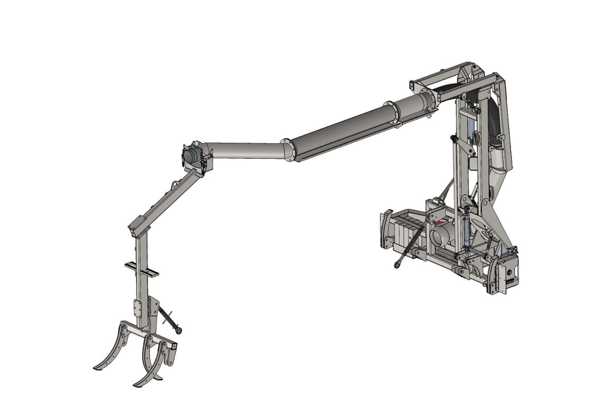 Fliegl Agrartechnik GmbH presents the Tele front suction arm