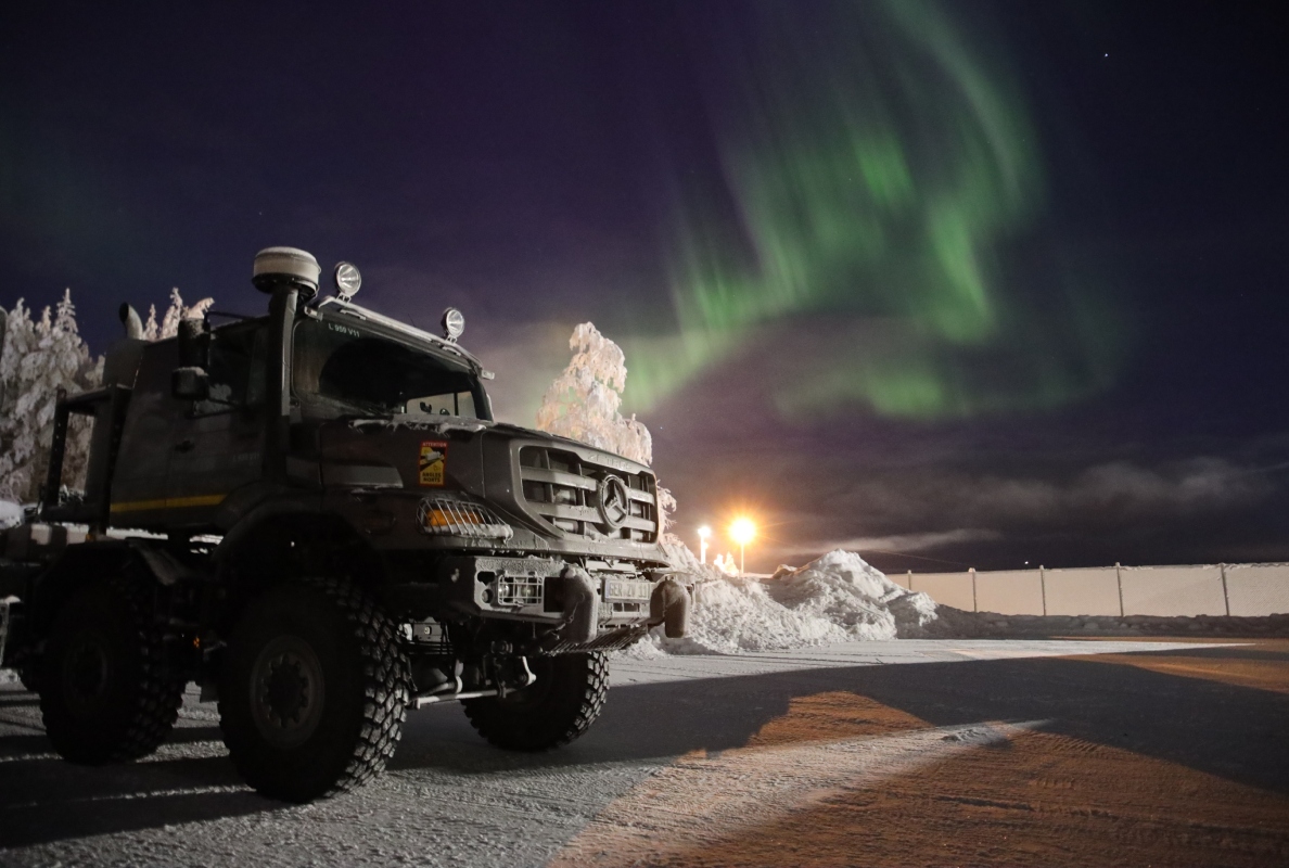 Winter Testing Mercedes-Benz Trucks January 2026