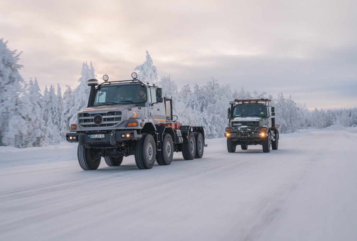 Winter Testing Mercedes-Benz Trucks January 2026