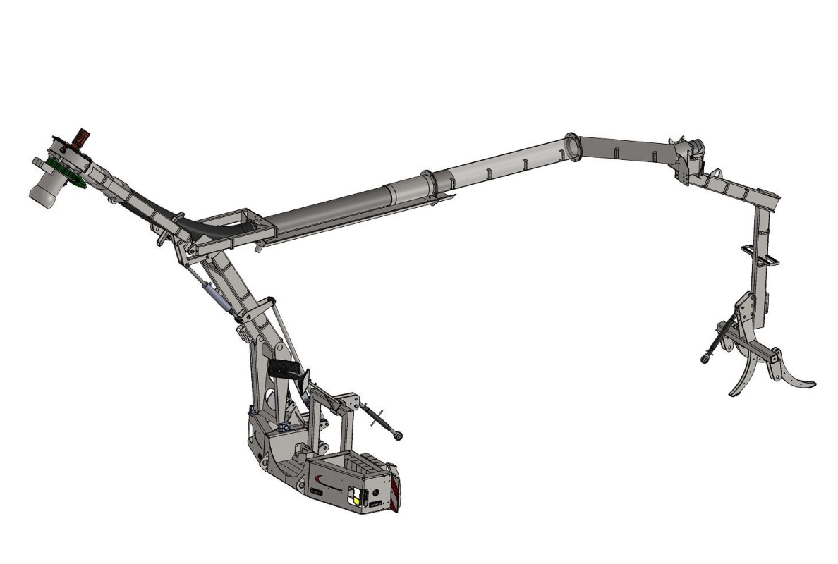 Fliegl Agrartechnik GmbH presents the Tele front suction arm