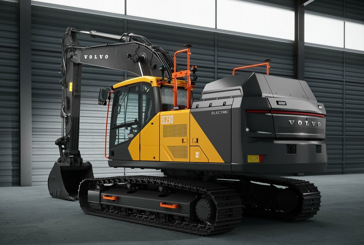 Updated Volvo EC230 Electric boasts full day operation