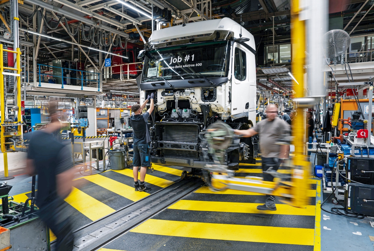 Mercedes-Benz eActros 600 production
