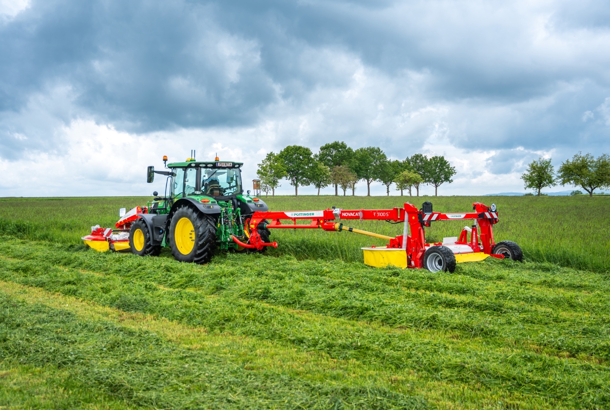The highest flexibility during operation with low requirements for the tractor