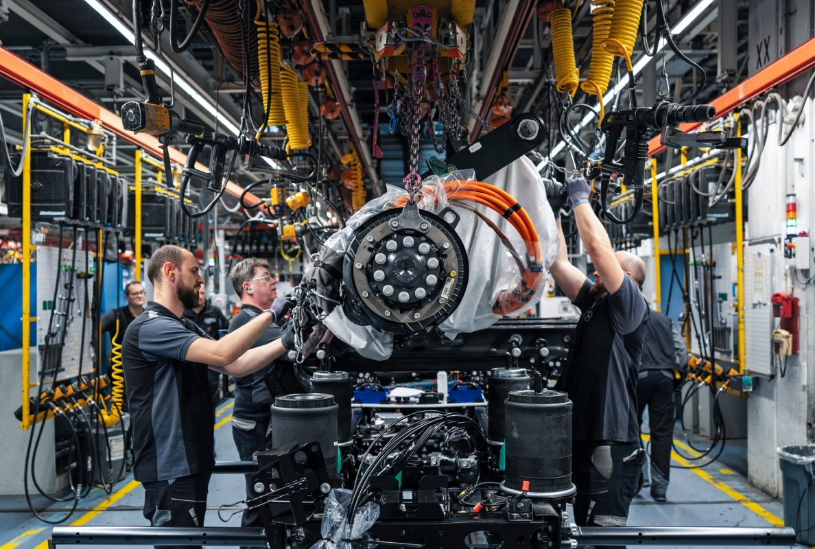 Mercedes-Benz eActros 600 production