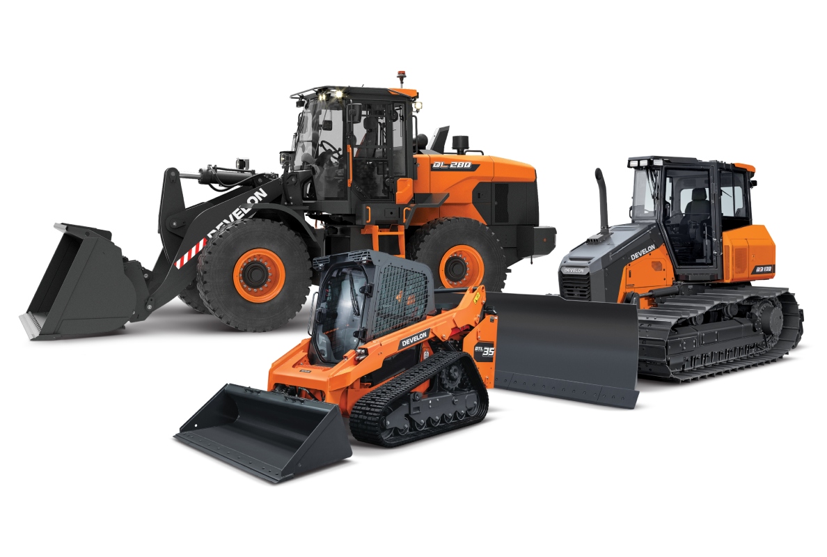 DEVELON Brings Three Heavy Hitters to World of Asphalt