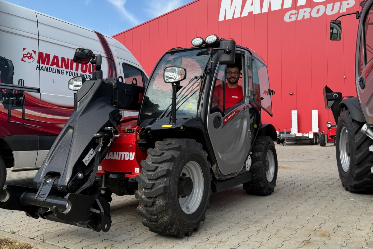Ahmad started his apprenticeship at Manitou Deutschland GmbH in September 2025